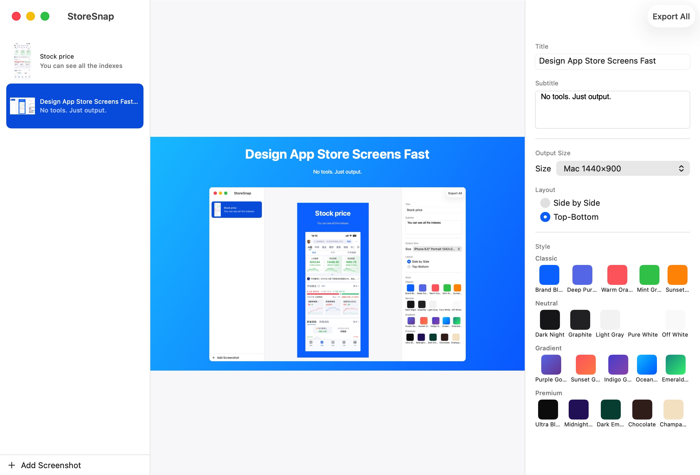 StoreSnap 截图预览 2